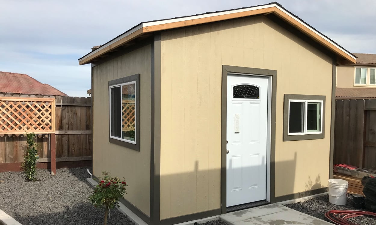 Magic Touch Landscaping completed a shed project